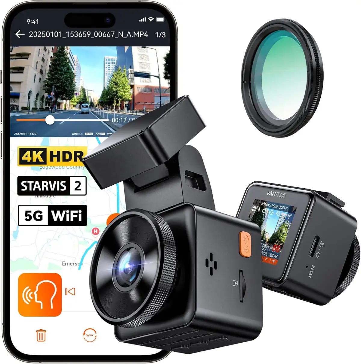 Vantrue E1 Lite Dash Cam